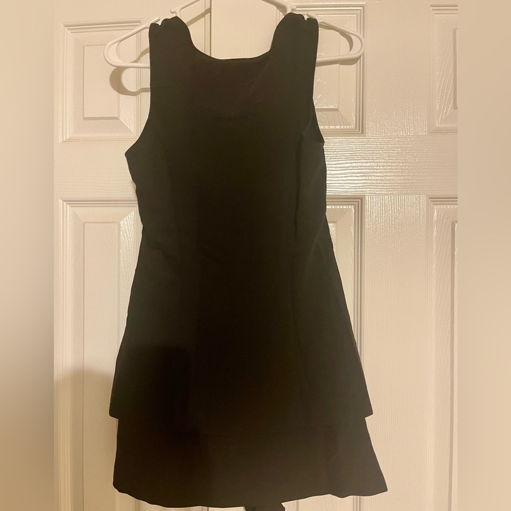 Amanda Uprichard Black romper with Button Details size XS NWT - Picture 3 of 5